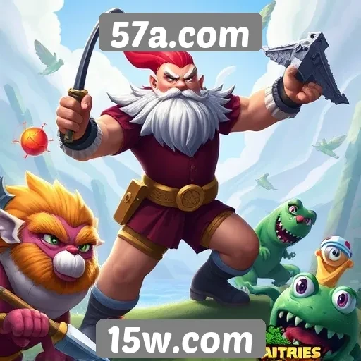 Jogos mais populares disponíveis no 57a.com